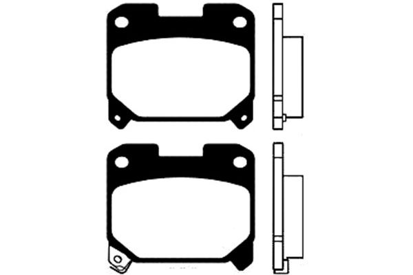 KAVO PARTS Fékbetét, mind BP-9056_KP