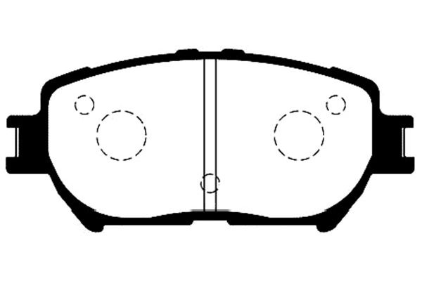 KAVO PARTS Fékbetét, mind BP-9071_KP