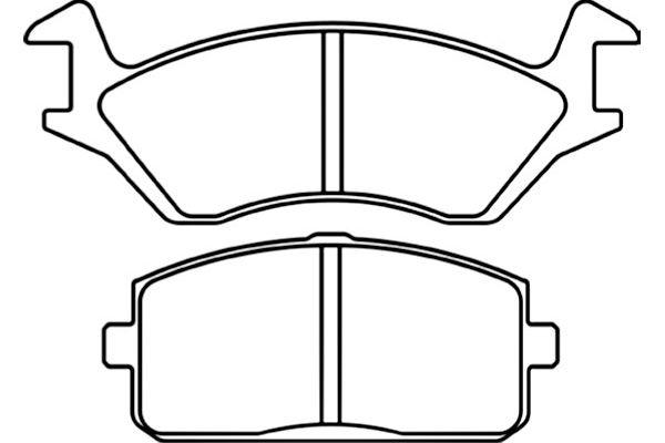 KAVO PARTS Fékbetét, mind BP-9078_KP