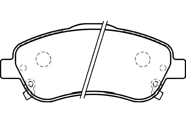 KAVO PARTS Fékbetét, mind BP-9082_KP