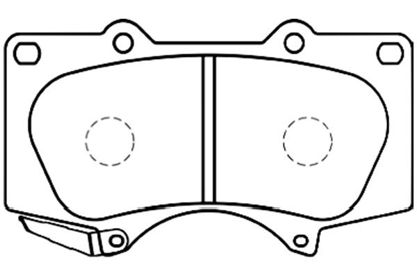 KAVO PARTS Első fékbetét BP-9084_KP