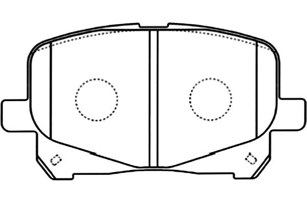 KAVO PARTS Fékbetét, mind BP-9085_KP