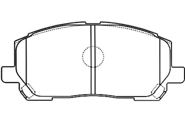 KAVO PARTS Fékbetét, mind BP-9095_KP