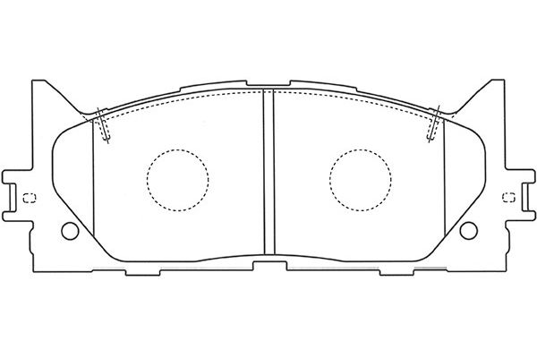 KAVO PARTS Fékbetét, mind BP-9105_KP