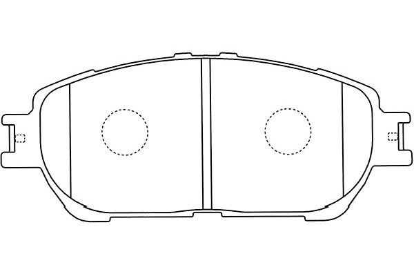 KAVO PARTS Fékbetét, mind BP-9108_KP