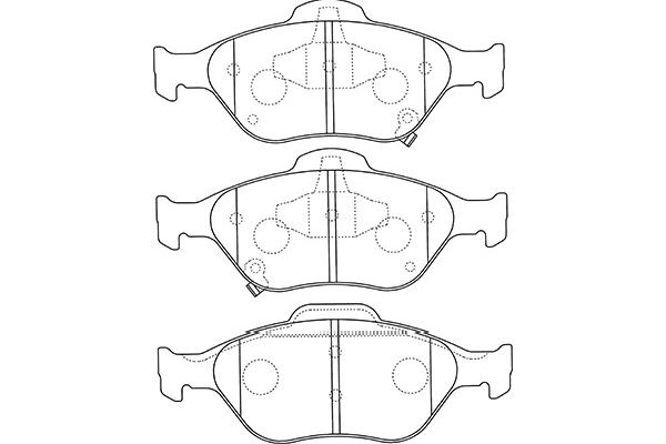 KAVO PARTS Első fékbetét BP-9109_KP