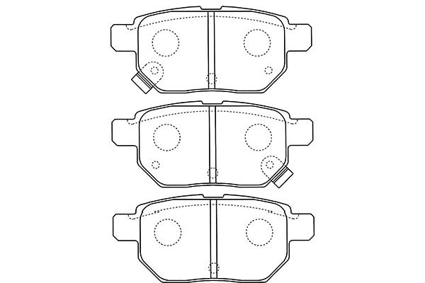 KAVO PARTS Fékbetét, mind BP-9110_KP