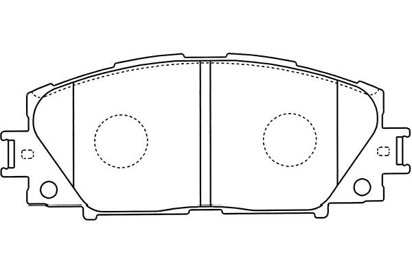 KAVO PARTS Fékbetét, mind BP-9112_KP