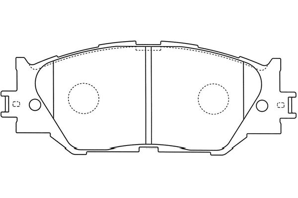 KAVO PARTS Fékbetét, mind BP-9114_KP