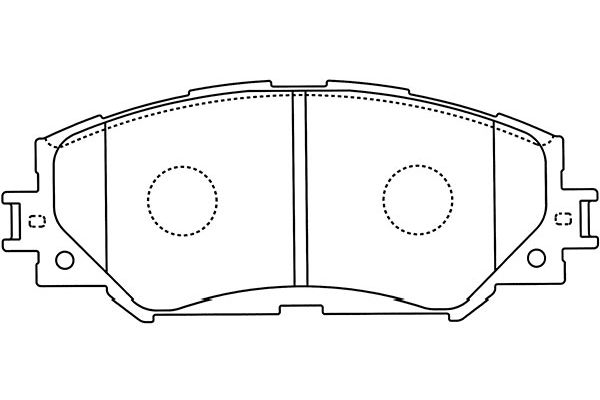 KAVO PARTS Fékbetét, mind BP-9116_KP