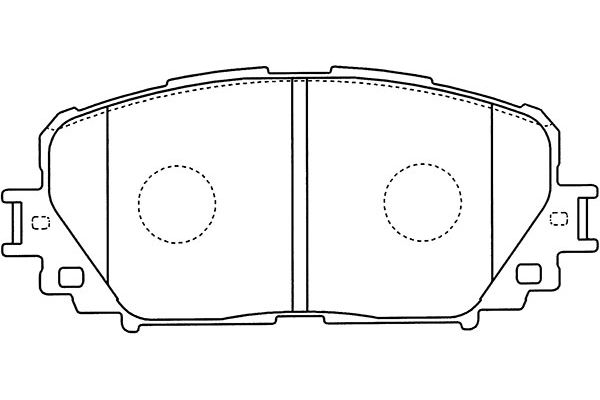 KAVO PARTS Fékbetét, mind BP-9118_KP