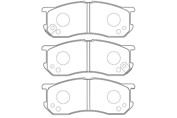 KAVO PARTS Fékbetét, mind BP-9119_KP