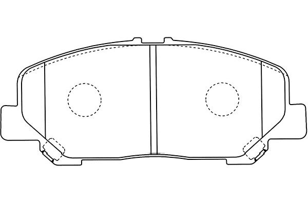 KAVO PARTS Fékbetét, mind BP-9125_KP