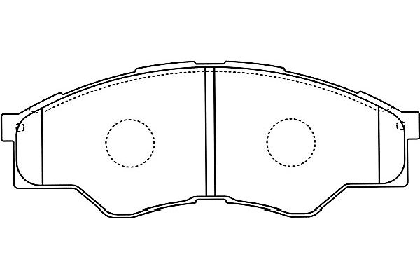 KAVO PARTS Fékbetét, mind BP-9126_KP