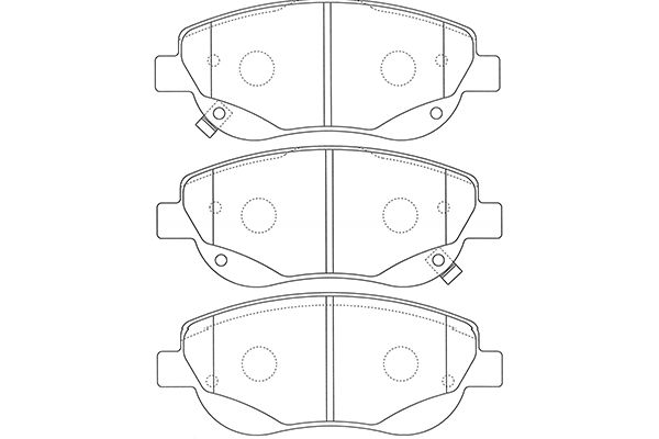 KAVO PARTS Fékbetét, mind BP-9133_KP