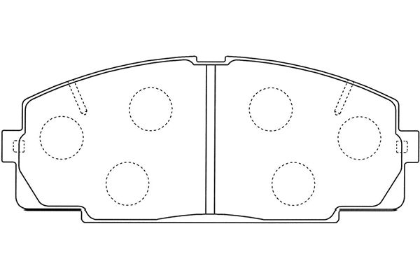 KAVO PARTS Fékbetét, mind BP-9135_KP