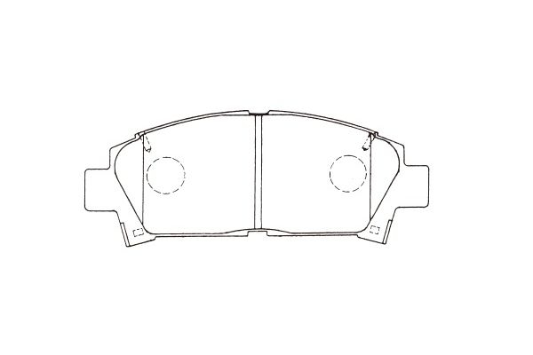 KAVO PARTS Fékbetét, mind BP-9143_KP