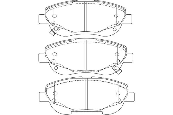 KAVO PARTS Első fékbetét BP-9146_KP