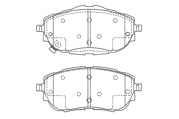 KAVO PARTS Fékbetét, mind BP-9150_KP