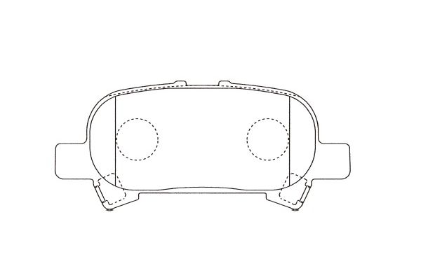 KAVO PARTS Fékbetét, mind BP-9155_KP