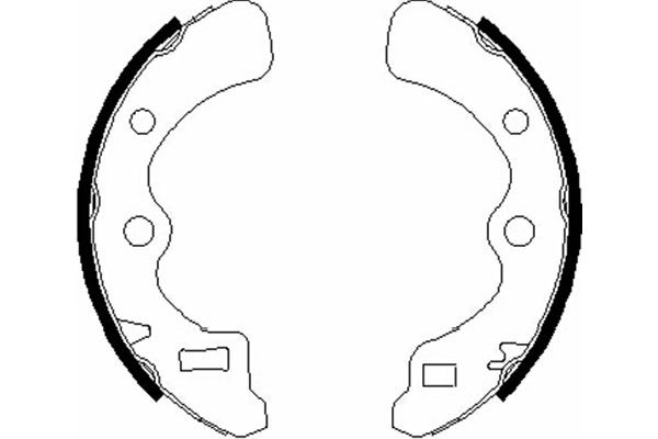 KAVO PARTS Fékpofa BS-2900_KP