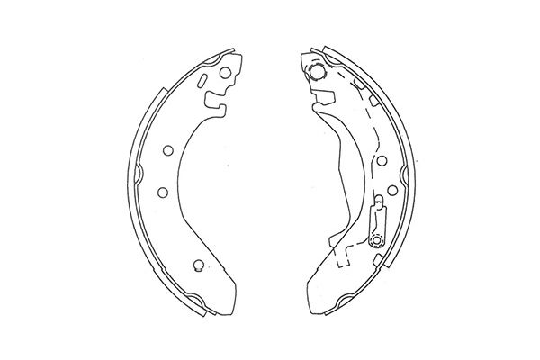 KAVO PARTS Fékpofa BS-2905_KP