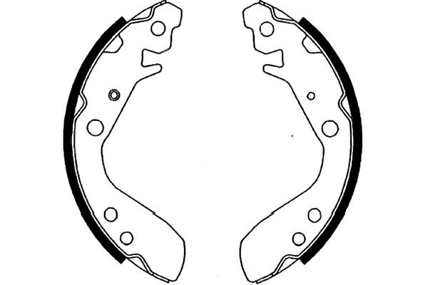 KAVO PARTS Fékpofa BS-2911_KP