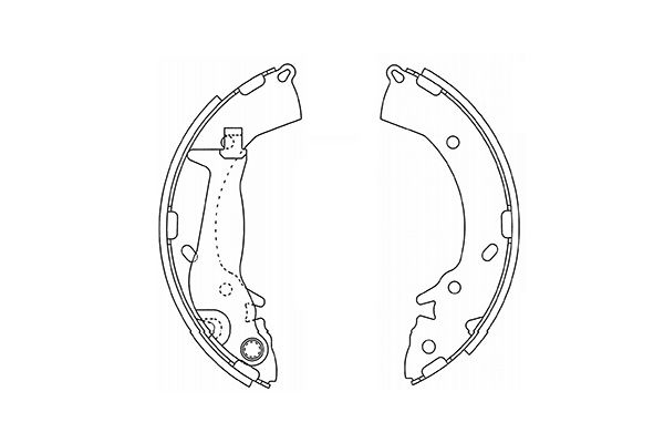 KAVO PARTS Fékpofa BS-3415_KP