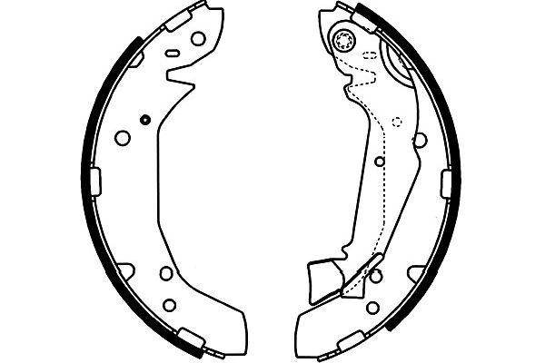 KAVO PARTS Fékpofa BS-3416_KP