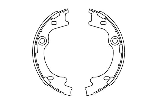 KAVO PARTS Fékpofa BS-3421_KP