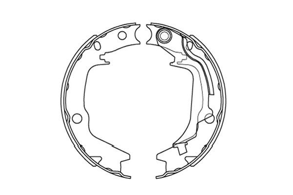 KAVO PARTS Fékpofa BS-3422_KP