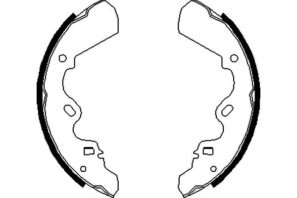 KAVO PARTS Fékpofa BS-3901_KP