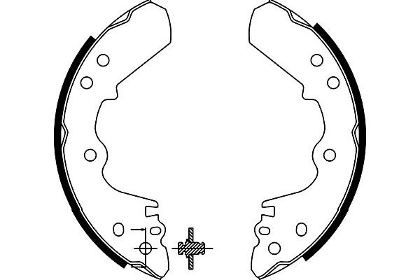 KAVO PARTS Fékpofa BS-3909_KP