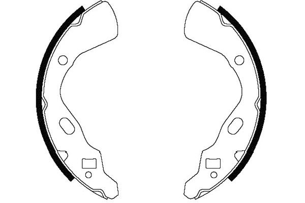 KAVO PARTS Fékpofa BS-4400_KP