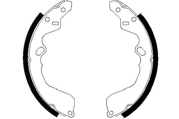 KAVO PARTS Fékpofa BS-4403_KP