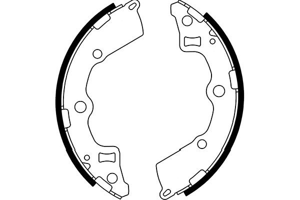 KAVO PARTS Fékpofa BS-4406_KP