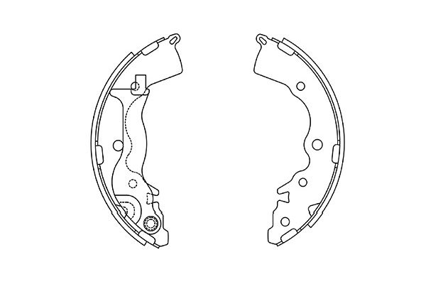 KAVO PARTS Fékpofa BS-4410_KP