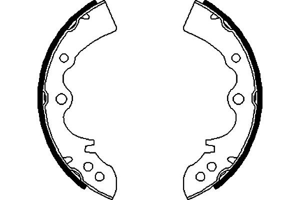 KAVO PARTS Fékpofa BS-5400_KP