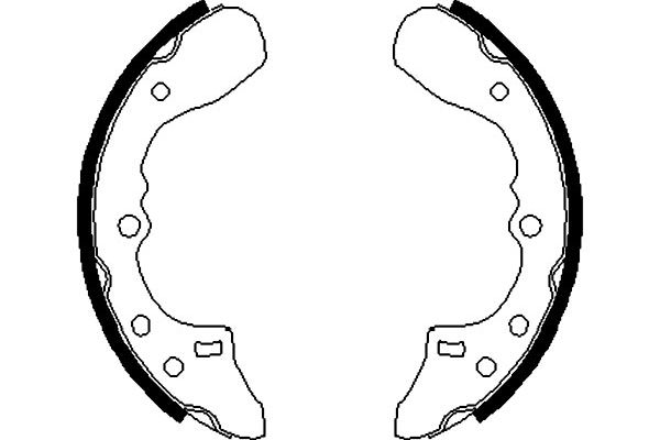 KAVO PARTS Fékpofa BS-5408_KP