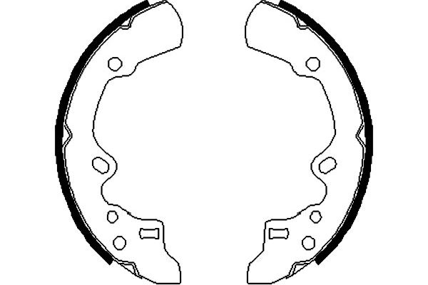 KAVO PARTS Fékpofa BS-5410_KP