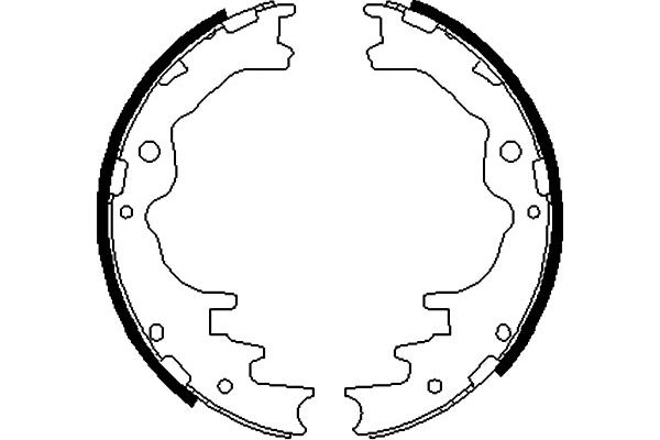 KAVO PARTS Fékpofa BS-5411_KP