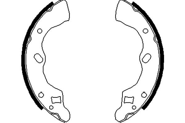 KAVO PARTS Fékpofa BS-5415_KP