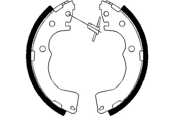 KAVO PARTS Fékpofa BS-5421_KP