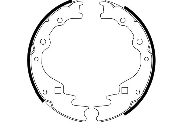 KAVO PARTS Fékpofa BS-5422_KP