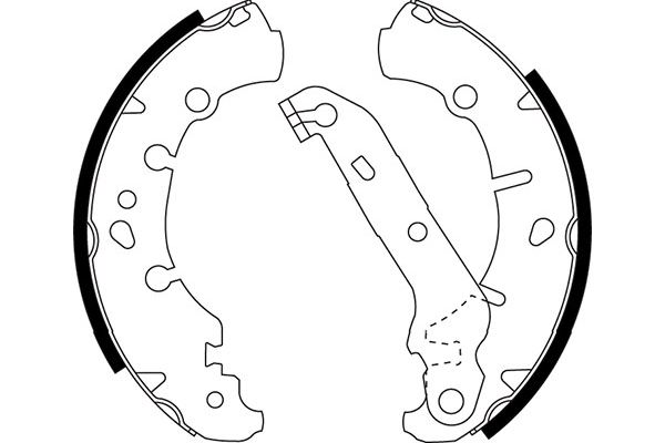 KAVO PARTS Fékpofa BS-5424_KP