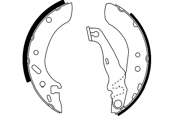 KAVO PARTS Fékpofa BS-5429_KP