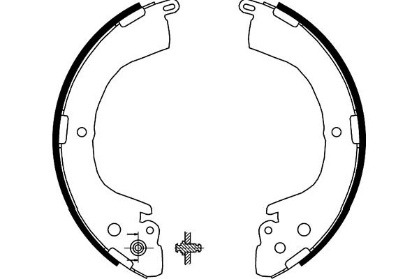 KAVO PARTS Fékpofa BS-6411_KP