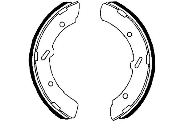 KAVO PARTS Fékpofa BS-6412_KP