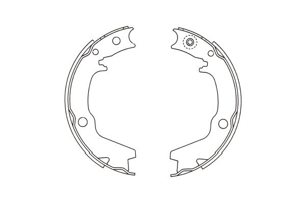 KAVO PARTS Fékpofa BS-6417_KP