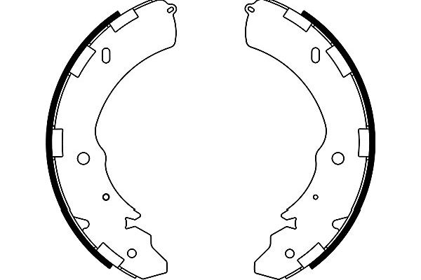 KAVO PARTS Fékpofa BS-6418_KP